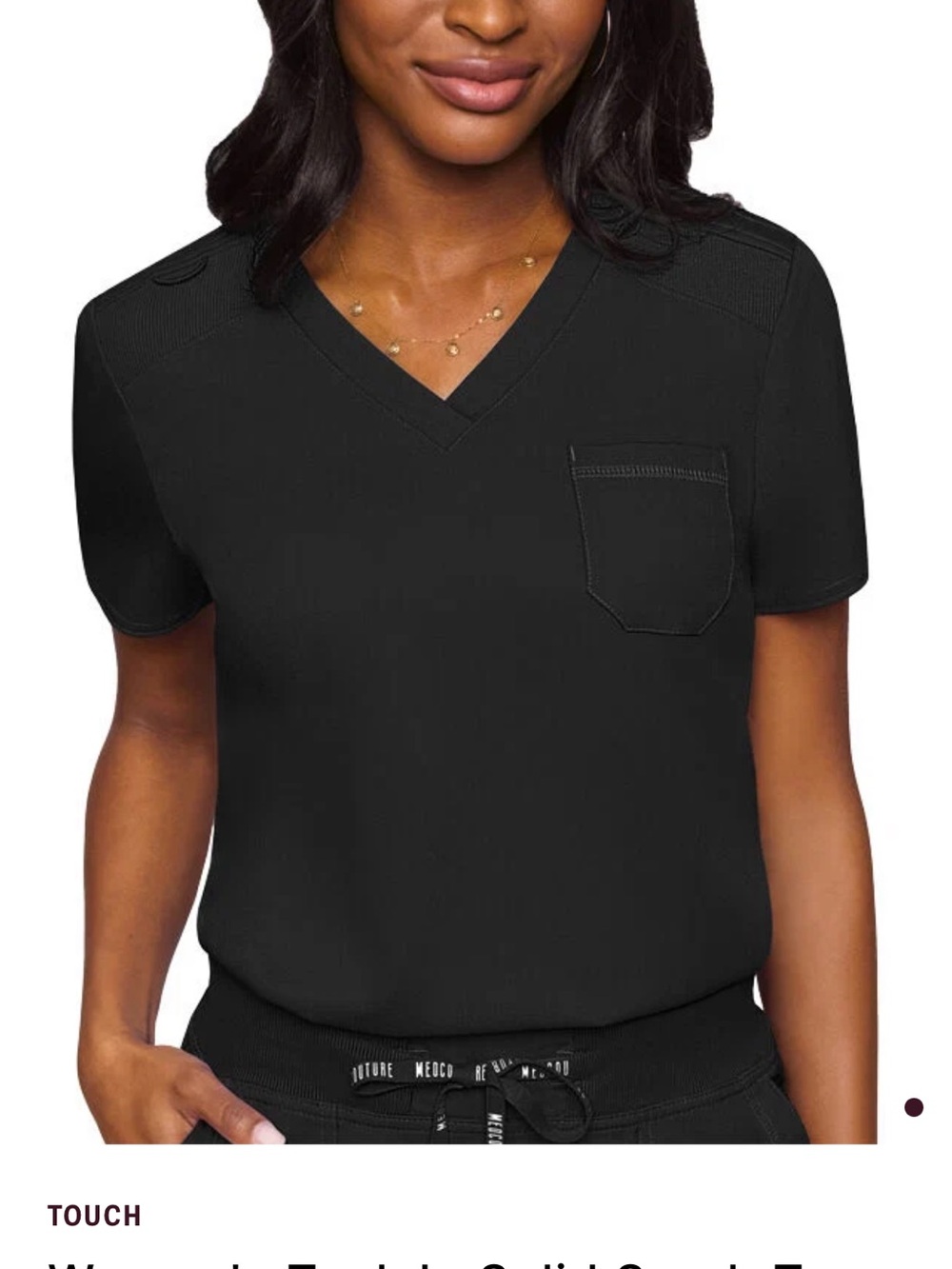 Med Couture Women's Scrub Set (Black)